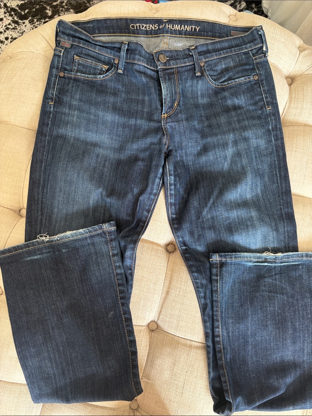 Citizens of Humanity Women's Dark Indigo Bootcut Jeans